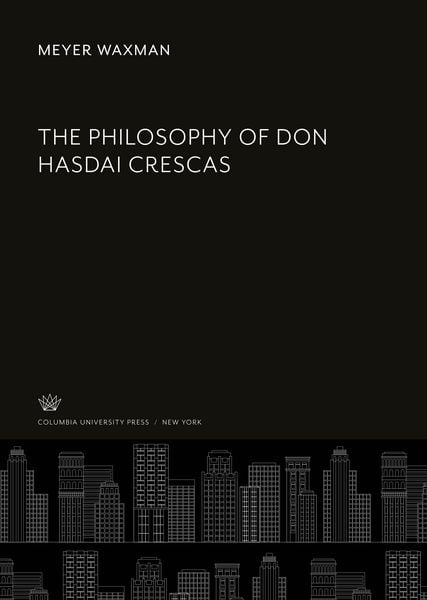 Produktbild: The Philosophy of Don Hasdai Crescas