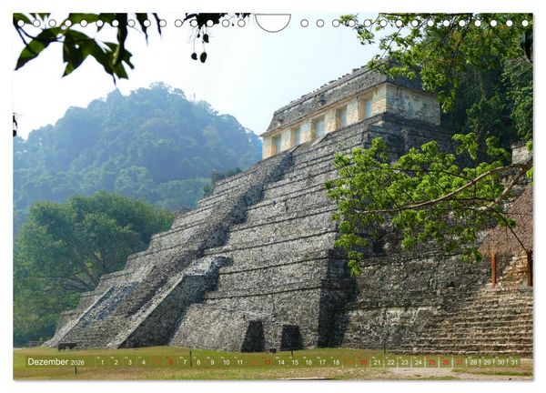 Produktbild: Geheimnisvolle Orte Yucat&aacute;n (Wandkalender 2026 DIN A4 quer), CALVENDO Monatskalender