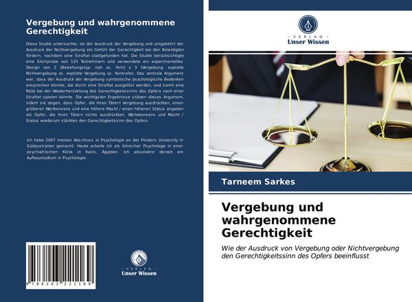 Produktbild: Vergebung und wahrgenommene Gerechtigkeit