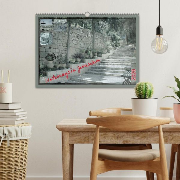 Produktbild: Unterwegs in Jerusalem (Wandkalender 2026 DIN A3 quer), CALVENDO Monatskalender