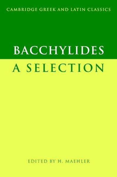 Produktbild: Bacchylides