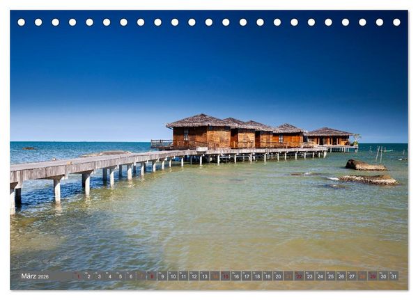 Produktbild: Vietnam, die sch&ouml;nsten Traumstr&auml;nde (Tischkalender 2026 DIN A5 quer), CALVENDO Monatskalender