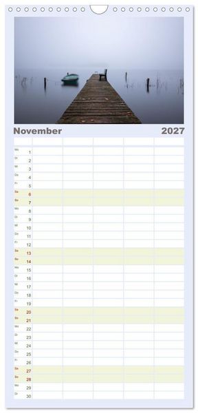 Produktbild: Familienplaner 2027 - Lychen - zwischen Wald und Seen mit 5 Spalten (Wandkalender, 21 x 45 cm) CALVENDO