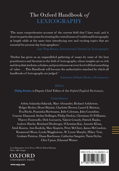 Produktbild: The Oxford Handbook of Lexicography