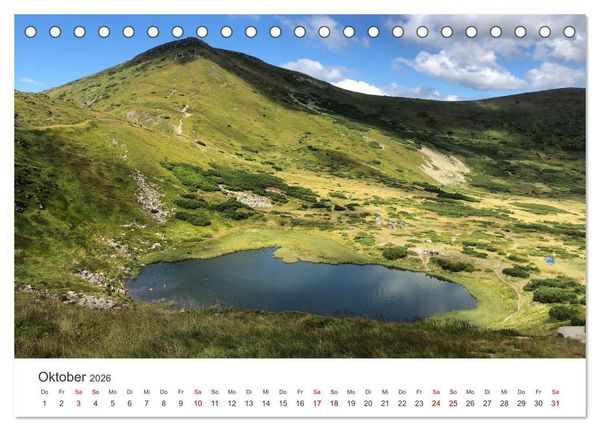 Produktbild: Ukraine - Ein wundervolles Land. (Tischkalender 2026 DIN A5 quer), CALVENDO Monatskalender