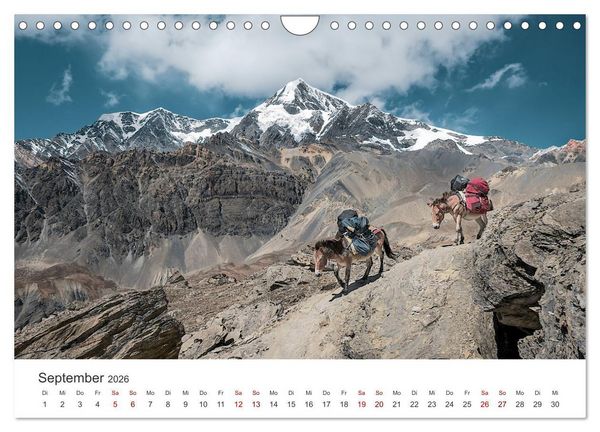Produktbild: Nepal - Eine bezaubernde Reise nach Asien. (Wandkalender 2026 DIN A4 quer), CALVENDO Monatskalender