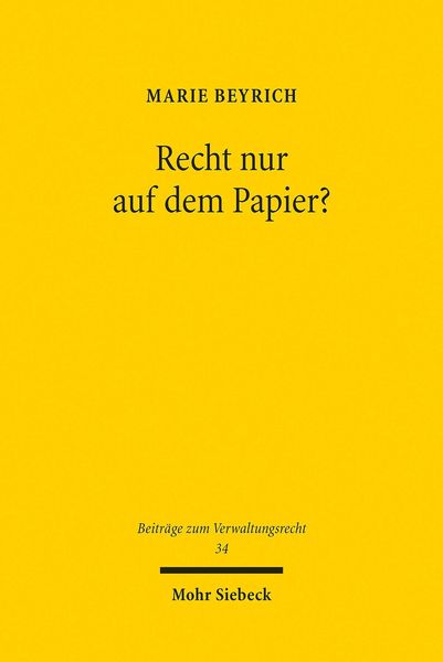 Produktbild: Recht nur auf dem Papier?