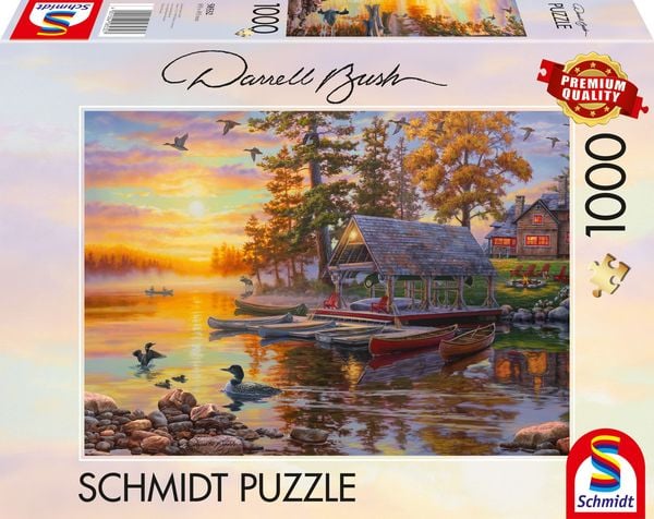 Produktbild: Bootshaus mit Kanus