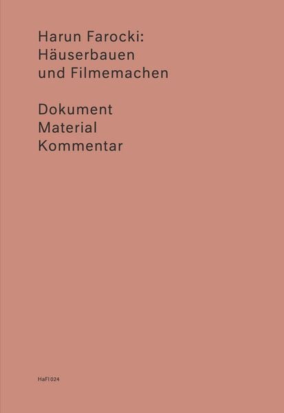 Produktbild: Harun Farocki: H&auml;userbauen und Filmemachen