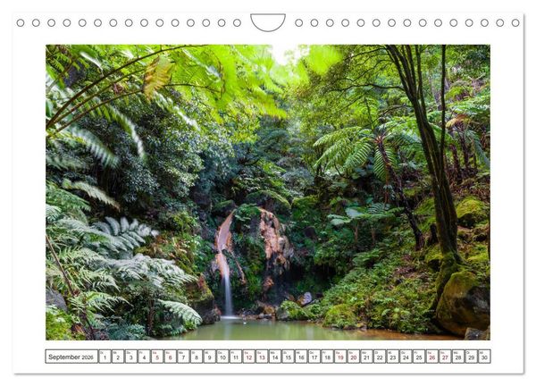 Produktbild: S&atilde;o Miguel - Natursch&ouml;nheit der Azoren (Wandkalender 2026 DIN A4 quer), CALVENDO Monatskalender
