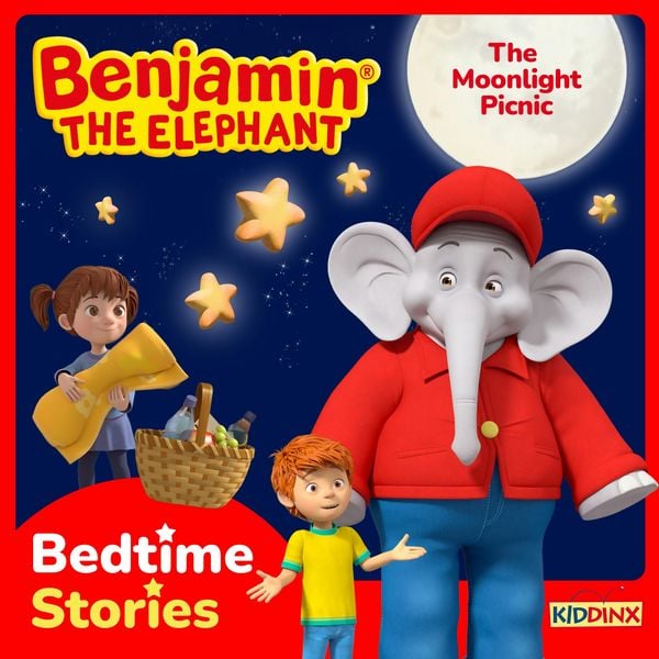 Produktbild: Benjamin the Elephant, Bedtime Stories for Kids, The Moonlight Picnic