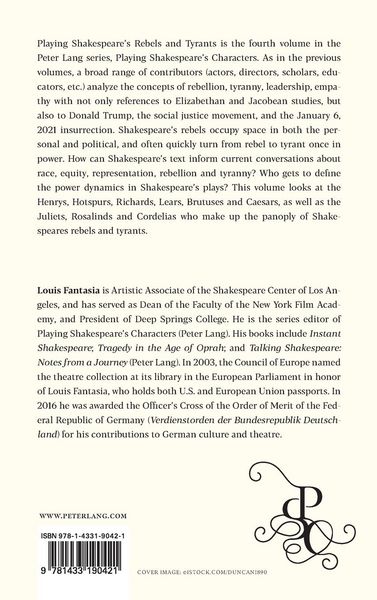 Produktbild: Playing Shakespeare&rsquo;s Rebels and Tyrants