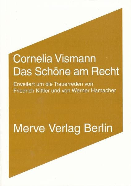 Produktbild: Das Sch&ouml;ne am Recht