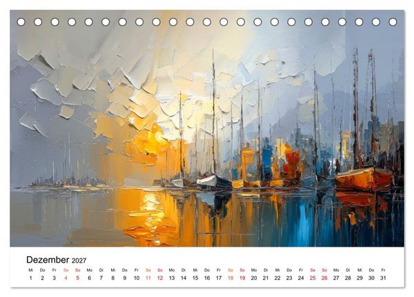 Produktbild: Segeln - Tanz mit dem Wind (Tischkalender 2027 DIN A5 quer), CALVENDO Monatskalender