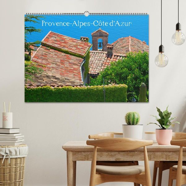 Produktbild: Provence-Alpes-C&ocirc;te d&rsquo;Azur (Wandkalender 2026 DIN A2 quer), CALVENDO Monatskalender
