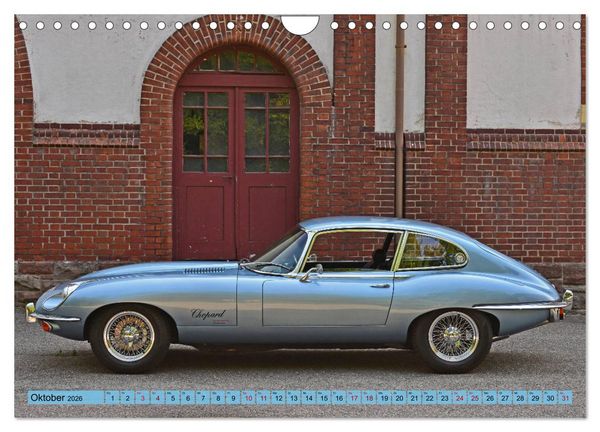 Produktbild: Jaguar E-Type - Die Raubkatze (Wandkalender 2026 DIN A4 quer), CALVENDO Monatskalender