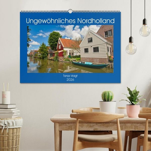 Produktbild: Ungew&ouml;hnliches Nordholland (Wandkalender 2026 DIN A2 quer), CALVENDO Monatskalender