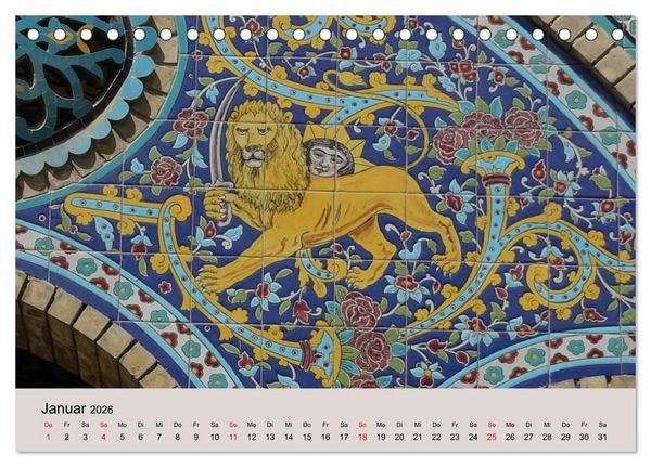 Produktbild: Unbekannter Iran (Tischkalender 2026 DIN A5 quer), CALVENDO Monatskalender