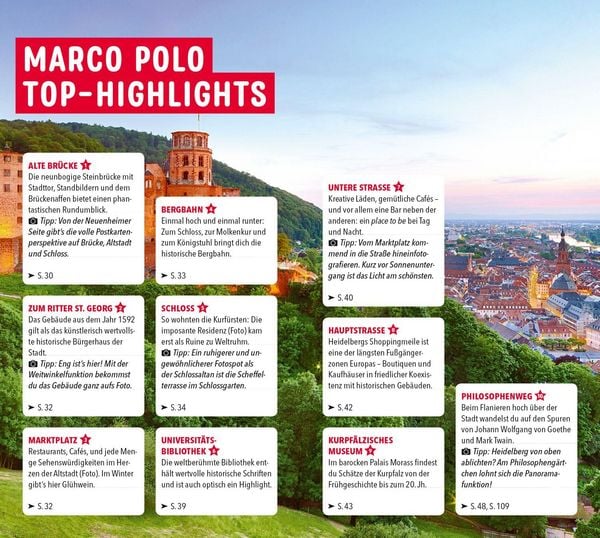 Produktbild: MARCO POLO Reisef&uuml;hrer Heidelberg