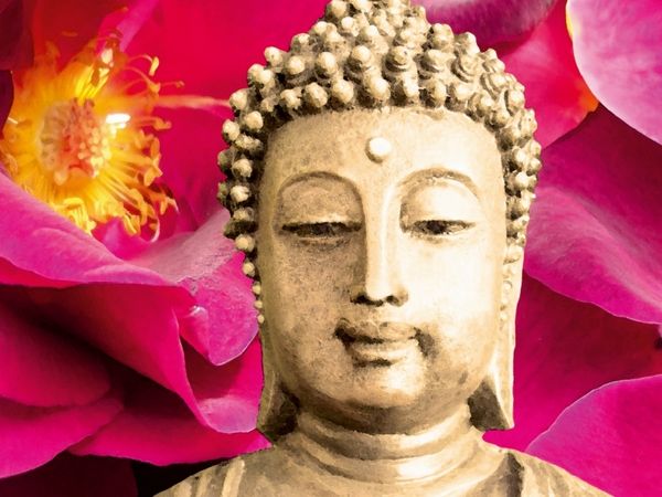 Produktbild: CALVENDO Puzzle Lieblicher Buddha | 1000 Teile Lege-Gr&ouml;&szlig;e 64x48cm Foto-Puzzle f&uuml;r gl&uuml;ckliche Stunden