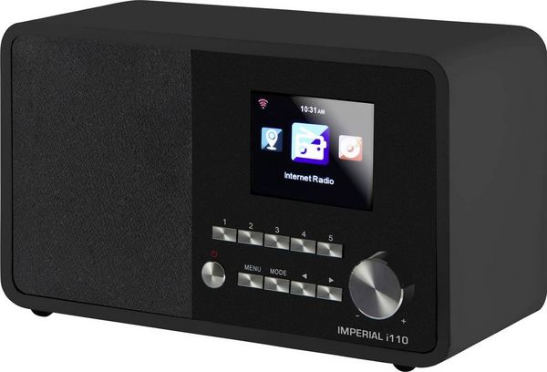 Produktbild: Imperial i110 Internet Tischradio Internet USB, Internetradio Schwarz