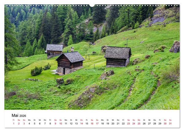 Produktbild: Valle Maggia - Entdecken Sie das Maggiatal im Tessin (Wandkalender 2026 DIN A2 quer), CALVENDO Monatskalender