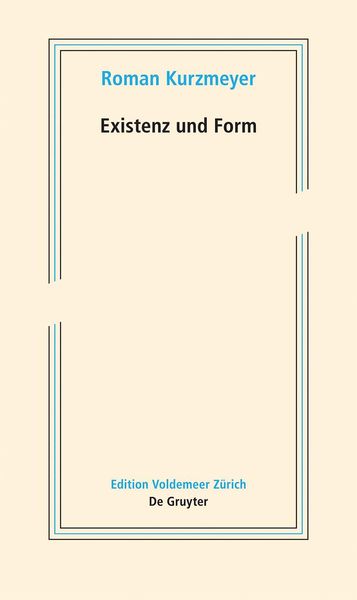 Produktbild: Existenz und Form