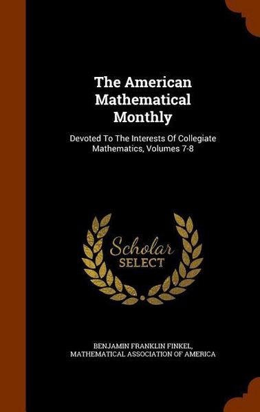 Produktbild: The American Mathematical Monthly