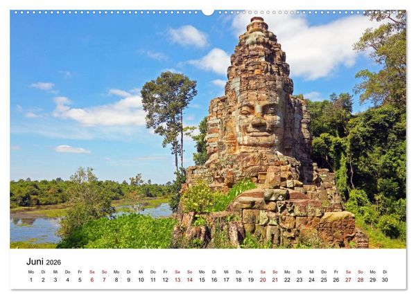 Produktbild: Blickpunkte in Kambodscha (hochwertiger Premium Wandkalender 2026 DIN A2 quer), Kunstdruck in Hochglanz