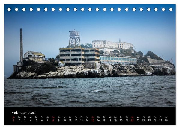 Produktbild: San Francisco - street view (Tischkalender 2026 DIN A5 quer), CALVENDO Monatskalender
