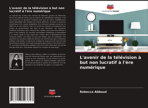 Produktbild: L'avenir de la t&eacute;l&eacute;vision &agrave; but non lucratif &agrave; l'&egrave;re num&eacute;rique