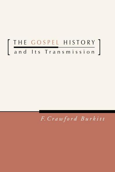 Produktbild: The Gospel History and Its Transmission