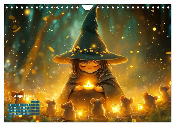 Produktbild: Zauber zur Mitternacht (Wandkalender 2026 DIN A4 quer), CALVENDO Monatskalender