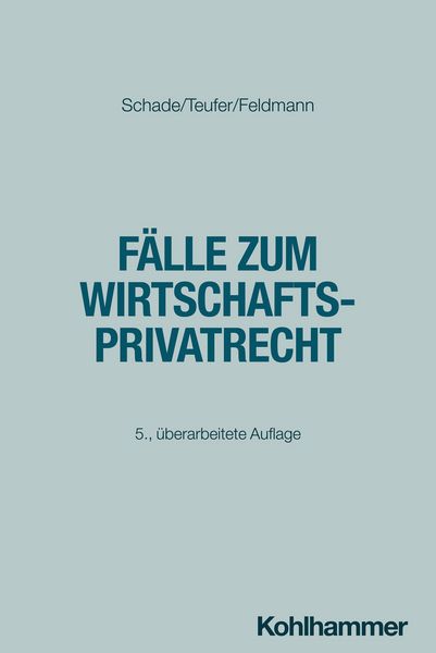Produktbild: F&auml;lle zum Wirtschaftsprivatrecht