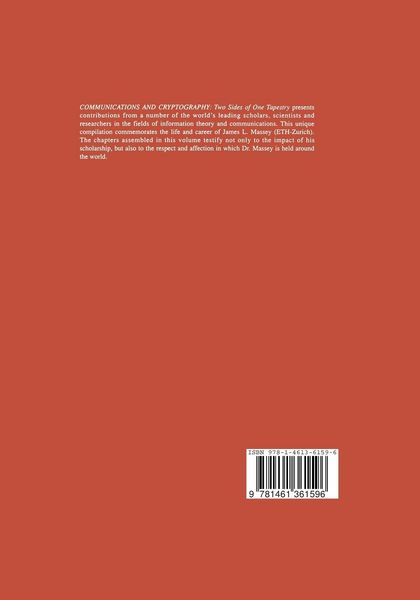 Produktbild: Communications and Cryptography