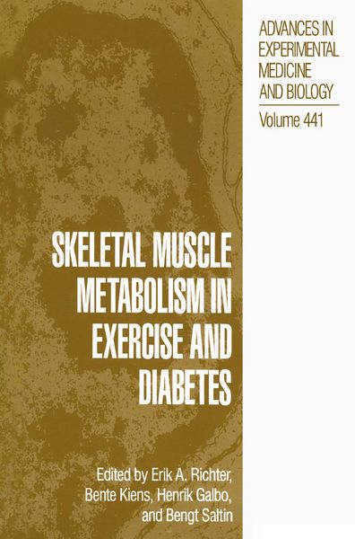 Produktbild: Skeletal Muscle Metabolism in Exercise and Diabetes
