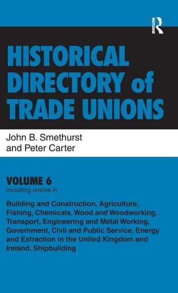 Produktbild: Historical Directory of Trade Unions
