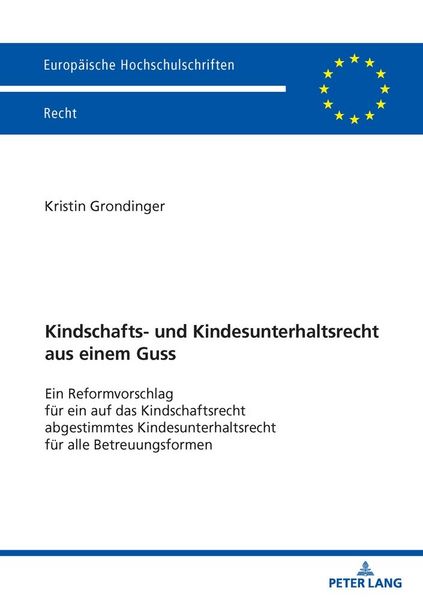 Produktbild: Kindschafts- und Kindesunterhaltsrecht aus einem Guss