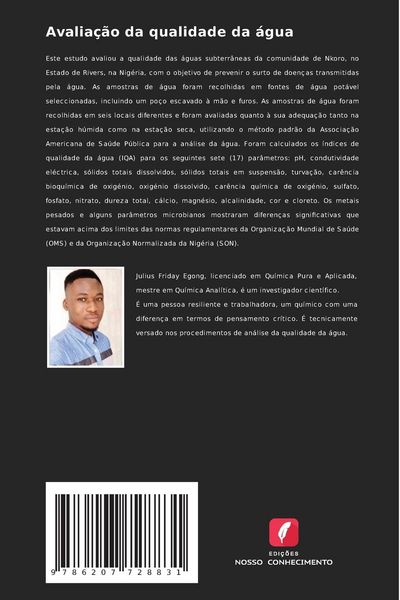 Produktbild: Avalia&ccedil;&atilde;o da qualidade da &aacute;gua