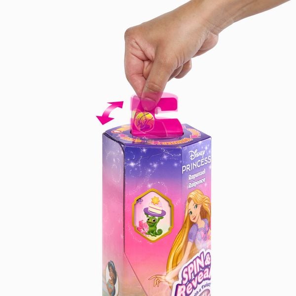 Produktbild: Disney Prinzessin Spin & Reveal Rapunzel-Modepuppe und Accessoires mit 11 Überraschungen