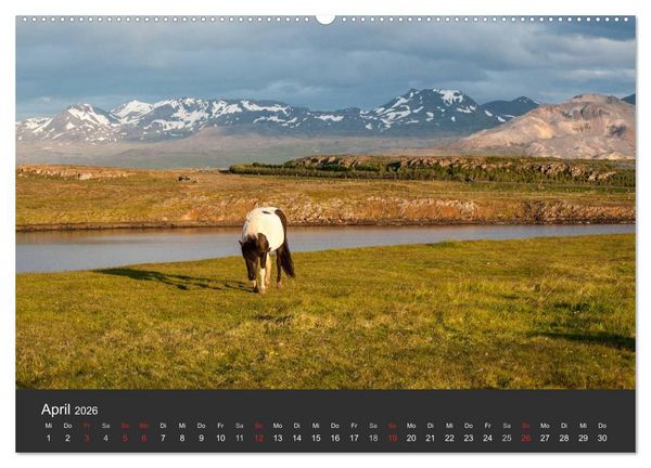 Produktbild: Island Highlights (hochwertiger Premium Wandkalender 2026 DIN A2 quer), Kunstdruck in Hochglanz