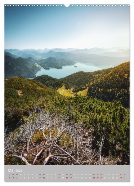 Produktbild: Deutsche Alpenmomente (hochwertiger Premium Wandkalender 2026 DIN A2 hoch), Kunstdruck in Hochglanz
