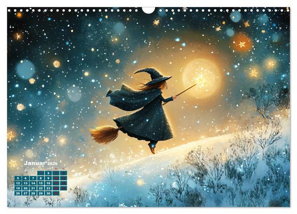 Produktbild: Zauber zur Mitternacht (Wandkalender 2026 DIN A3 quer), CALVENDO Monatskalender