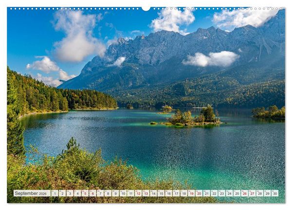 Produktbild: Bayerisches Alpenparadies (hochwertiger Premium Wandkalender 2026 DIN A2 quer), Kunstdruck in Hochglanz