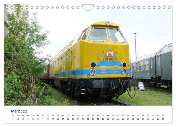 Produktbild: U-Boot trifft Babelsbergerin. Die Baureihen 118 und 119 der Deutschen Reichsbahn (Wandkalender 2026 DIN A4 quer), CALVENDO Monatskalender
