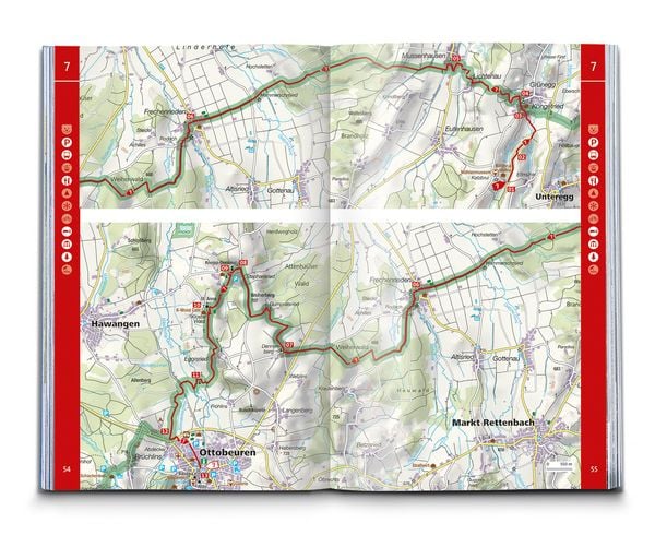 Produktbild: KOMPASS Wanderf&uuml;hrer Wandertrilogie Allg&auml;u, 84 Touren