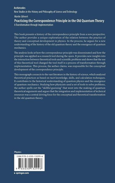 Produktbild: Practicing the Correspondence Principle in the Old Quantum Theory