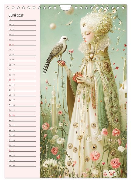 Produktbild: Tarot Wunderwelten. Surrealistische und magische Tarot-Kunst (Wandkalender 2027 DIN A4 hoch), CALVENDO Monatskalender