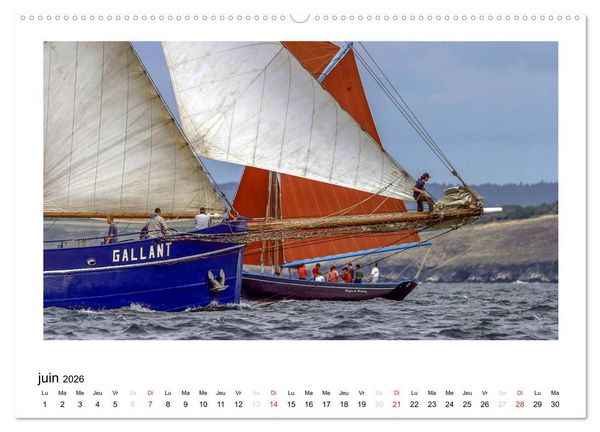 Produktbild: Toutes voiles dehors (Calendrier mural 2026 DIN A2 vertical) calendrier de bureau