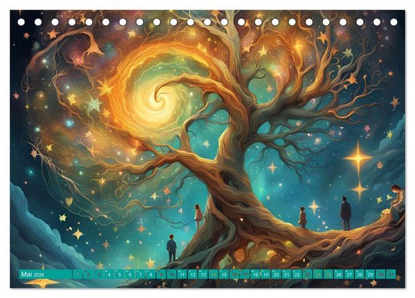 Produktbild: B&auml;ume wie Pers&ouml;nlichkeiten (Tischkalender 2026 DIN A5 quer), CALVENDO Monatskalender
